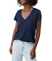 Splendid Kate V-Neck Short Sleeve Tee