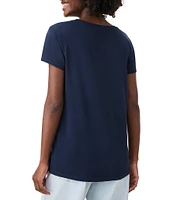 Splendid Kate V-Neck Short Sleeve Tee