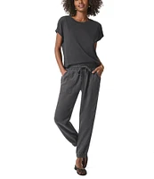 Splendid Lakeside Knit Mid Rise Jogger Pants