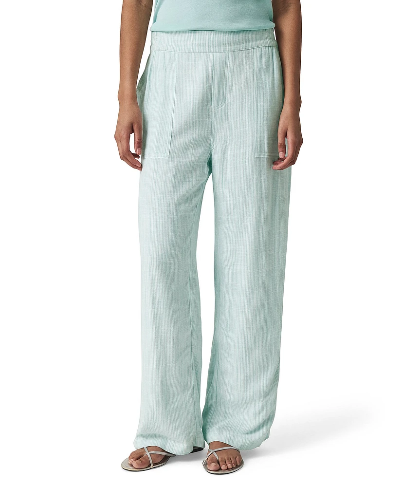 Splendid Layla Knit Striped Mid Rise Lounge Pants