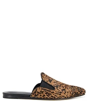 Splendid Liza Cheetah Print Pony Hair Flat Mules