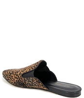 Splendid Liza Cheetah Print Pony Hair Flat Mules