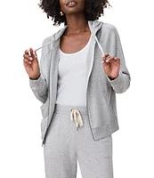 Splendid Long Sleeve Zip Up Hoodie