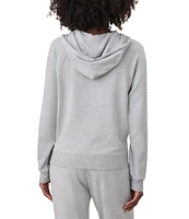 Splendid Long Sleeve Zip Up Hoodie