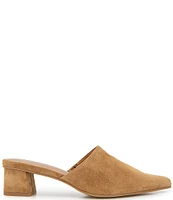 Splendid Lorelei Suede Block Heel Mules