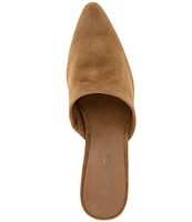 Splendid Lorelei Suede Block Heel Mules