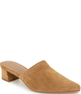 Splendid Lorelei Suede Block Heel Mules