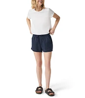 Splendid Louisa Knit Crew Neck Short Sleeve Shirt