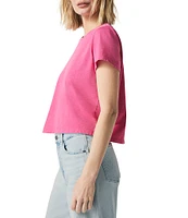 Splendid Louisa Knit Crew Neck Short Sleeve Shirt