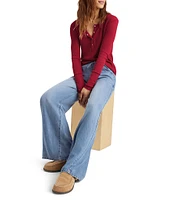 Splendid Lounge Denim Wide Leg Pants