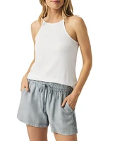 Splendid Marina Knit Crew Neck Sleeveless Tank