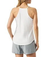 Splendid Marina Knit Crew Neck Sleeveless Tank