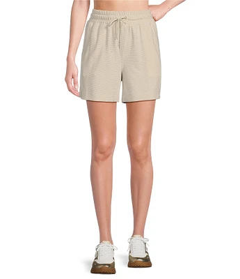 Splendid Scuba Stretch Knit Drawstring Shorts