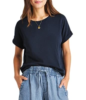 Splendid Skye Short Sleeve Slub Tee