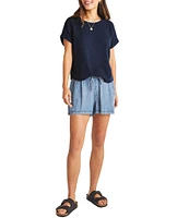 Splendid Skye Short Sleeve Slub Tee