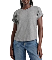 Splendid Skye Slub Cotton Crew Neck Short Sleeve Tee