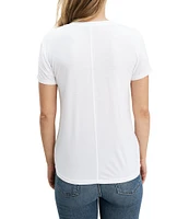 Splendid Sloane Scoop Neck Short Sleeve T-Shirt