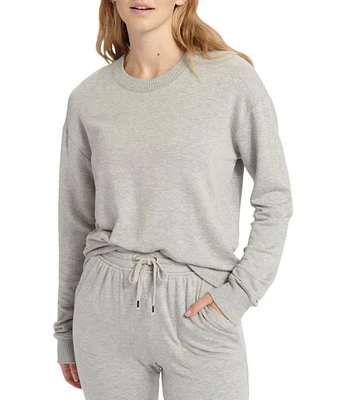 Splendid Supersoft Crew Neck Long Sleeve Pullover Shirt