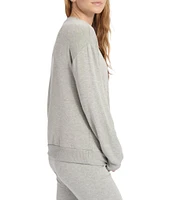 Splendid Supersoft Crew Neck Long Sleeve Pullover Shirt