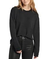 Splendid Supersoft Crew Neck Long Sleeve Pullover Shirt