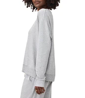 Splendid Supersoft Crew Neck Long Sleeve Pullover Shirt