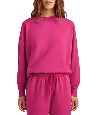 Splendid Tamara Supersoft Crew Neck Long Sleeve Pullover Shirt