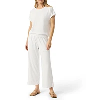 Splendid Taryn Knit Terry Crew Neck Short Sleeve Tee Shirt
