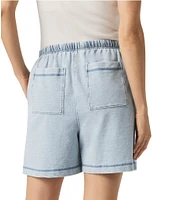 Splendid Terry Knit Drawstring Mid Rise Lounge Shorts