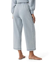 Splendid Terry Knit Mid Rise Lounge Crop Coordinating Pants
