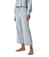 Splendid Terry Knit Mid Rise Lounge Crop Coordinating Pants