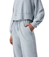 Splendid Terry Knit Mid Rise Lounge Crop Coordinating Pants