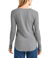 Splendid Thermal Forever Henley Long Sleeve Shirt