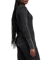 Splendid Thermal Forever Henley Long Sleeve Shirt