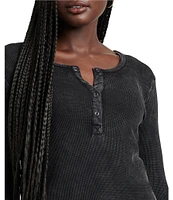 Splendid Thermal Forever Henley Long Sleeve Shirt