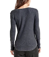 Splendid Thermal Forever Henley Long Sleeve Shirt