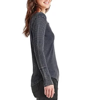 Splendid Thermal Forever Henley Long Sleeve Shirt