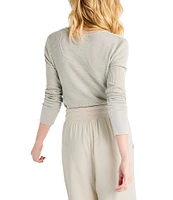 Splendid Thermal Forever Henley Long Sleeve Shirt