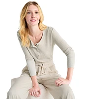 Splendid Thermal Forever Henley Long Sleeve Shirt