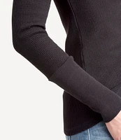 Splendid Thermal Forever Henley Long Sleeve Shirt