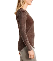 Splendid Thermal Forever Henley Long Sleeve Shirt