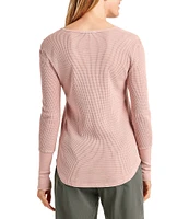 Splendid Thermal Forever Henley Long Sleeve Shirt