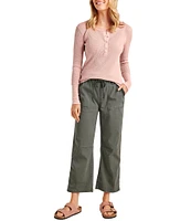 Splendid Thermal Forever Henley Long Sleeve Shirt