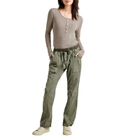 Splendid Thermal Forever Henley Long Sleeve Shirt