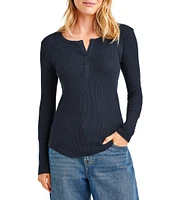 Splendid Thermal Forever Henley Long Sleeve Shirt