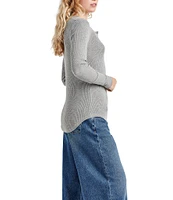 Splendid Thermal Forever Henley Long Sleeve Shirt