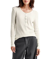 Splendid Thermal Forever Henley Long Sleeve Shirt