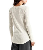 Splendid Thermal Forever Henley Long Sleeve Shirt