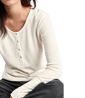 Splendid Thermal Forever Henley Long Sleeve Shirt