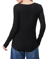 Splendid Thermal Forever Henley Long Sleeve Shirt