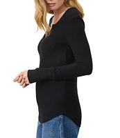 Splendid Thermal Forever Henley Long Sleeve Shirt